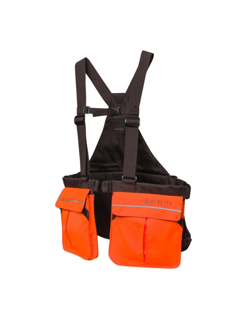 BERETTA GILET TRISACCA STRAP EVO MARRONE/ARANCIO GU904 TG. UNICA