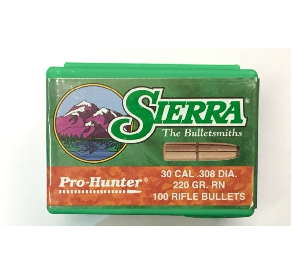 SIERRA PALLE PER CAR. PRO-HUNTER CAL. 308" 220 GR RN