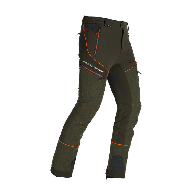 UNIVERS PANTALONE RACER CORDURA VERDE/ARANCIO