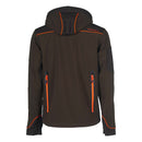 UNIVERS GIACCA SOFTSHELL GRAN SASSO U-TEX VERDE/ARANCIO