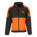 UNIVERS GIACCA SOFTSHELL CADORE U-TEX VERDE/ARANCIO