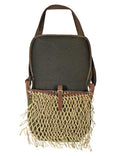 BORSA CARNIERE IN NYLON CON RETE SINTETICA