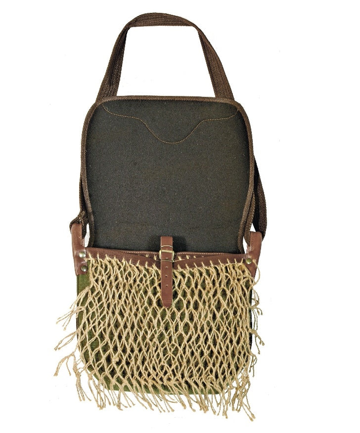 BORSA CARNIERE IN NYLON CON RETE SINTETICA