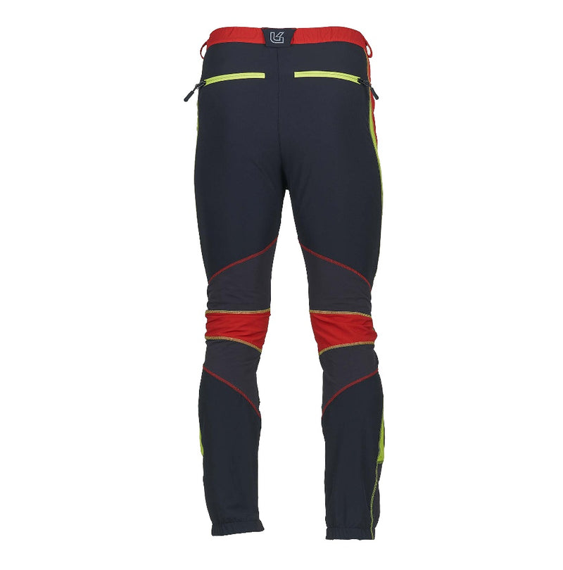 UNIVERS PANTALONE ANDALO 4-WAY STRECH NERO/ ROSSO/ VERDE