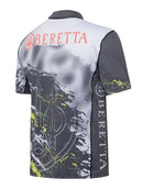 BERETTA POLO RUSH TRIDENT GRIGIA/ BIANCA MT421