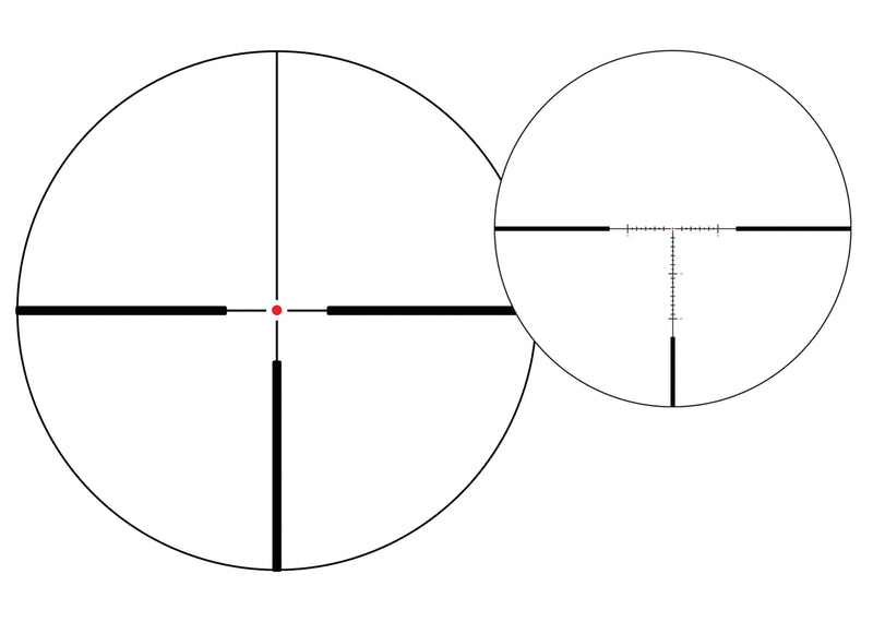 KITE OPTICS OTTICA B6 LR X6I/ BL/ 3-18x50
