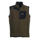 UNIVERS GILET PILE GREENLAND VERDE/NERO