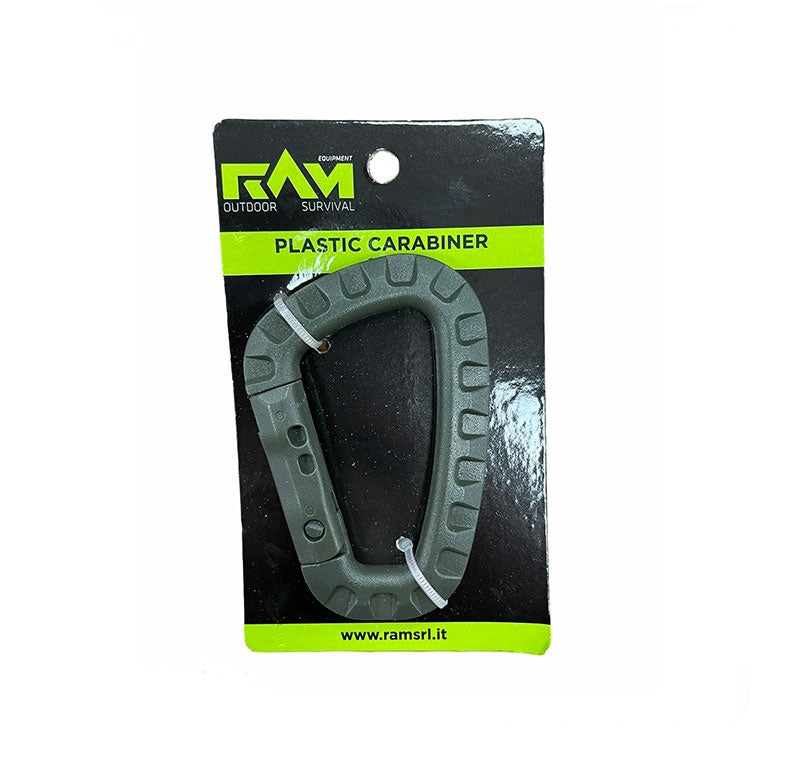RAM MOSCHETTONE IN PLASTICA VERDE