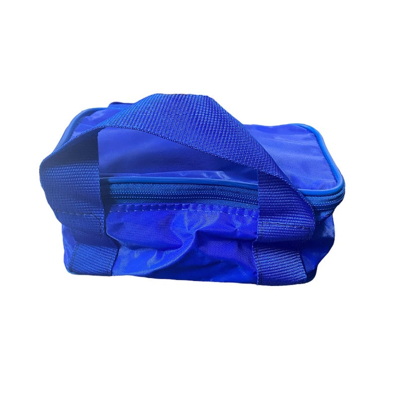 BORSETTA PORTA CARTUCCE BLU IN NYLON 100PZ