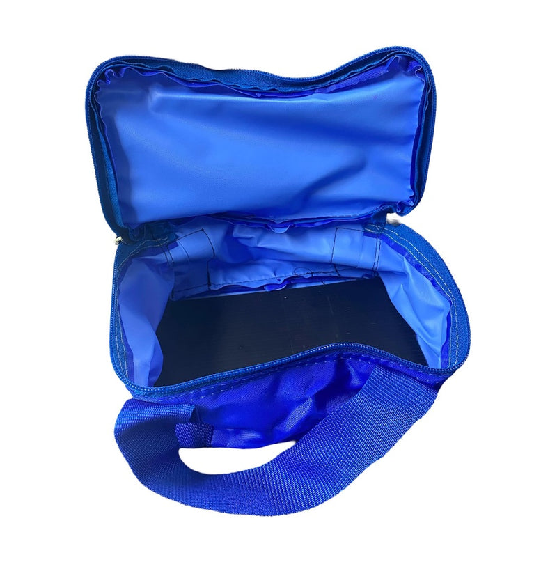 BORSETTA PORTA CARTUCCE BLU IN NYLON 100PZ