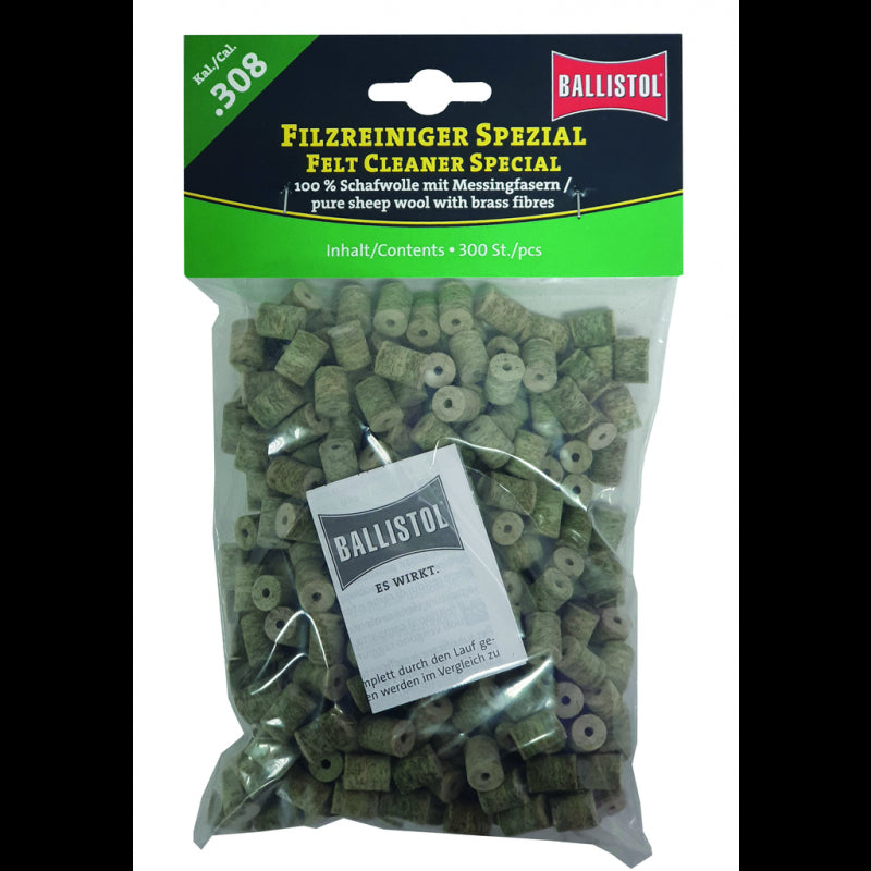 BALLISTOL FELTRINI PER PULIZIA SPECIAL CAL. 308 300PZ