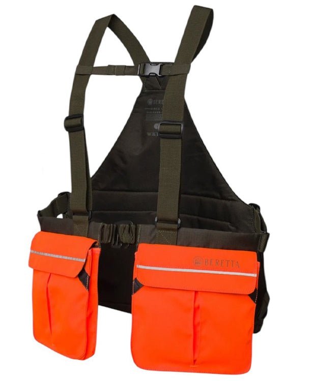 BERETTA GILET TRISACCA STRAP EVO VERDE/ARANCIO GU904 TG. UNICA