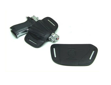 VEGA HOLSTER FA110 MEZZA FONDINA CUOIO DA CINTURA NERO