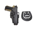 FONDINA TATTICA PISTOLA POLIMERO NERA