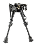BIPIEDE IN METALLO TESTA GIREVOLE 15-22CM NERO