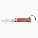 OPINEL COLTELLO N. 8 ROSSO + FISCHIETTO