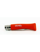OPINEL COLTELLO N. 7 INOX PUNTA TONDA ROSSO