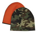 CUFFIA ACRILICA DOUBLE/FACE ARANCIO/ CAMOUFLAGE