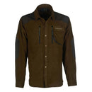 UNIVERS CAMICIA PILE CERVINO VERDE/MARRONE