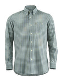 BERETTA CAMICIA DRIP DRY SHIRT BLU MARRONE VERDE LU51 7517