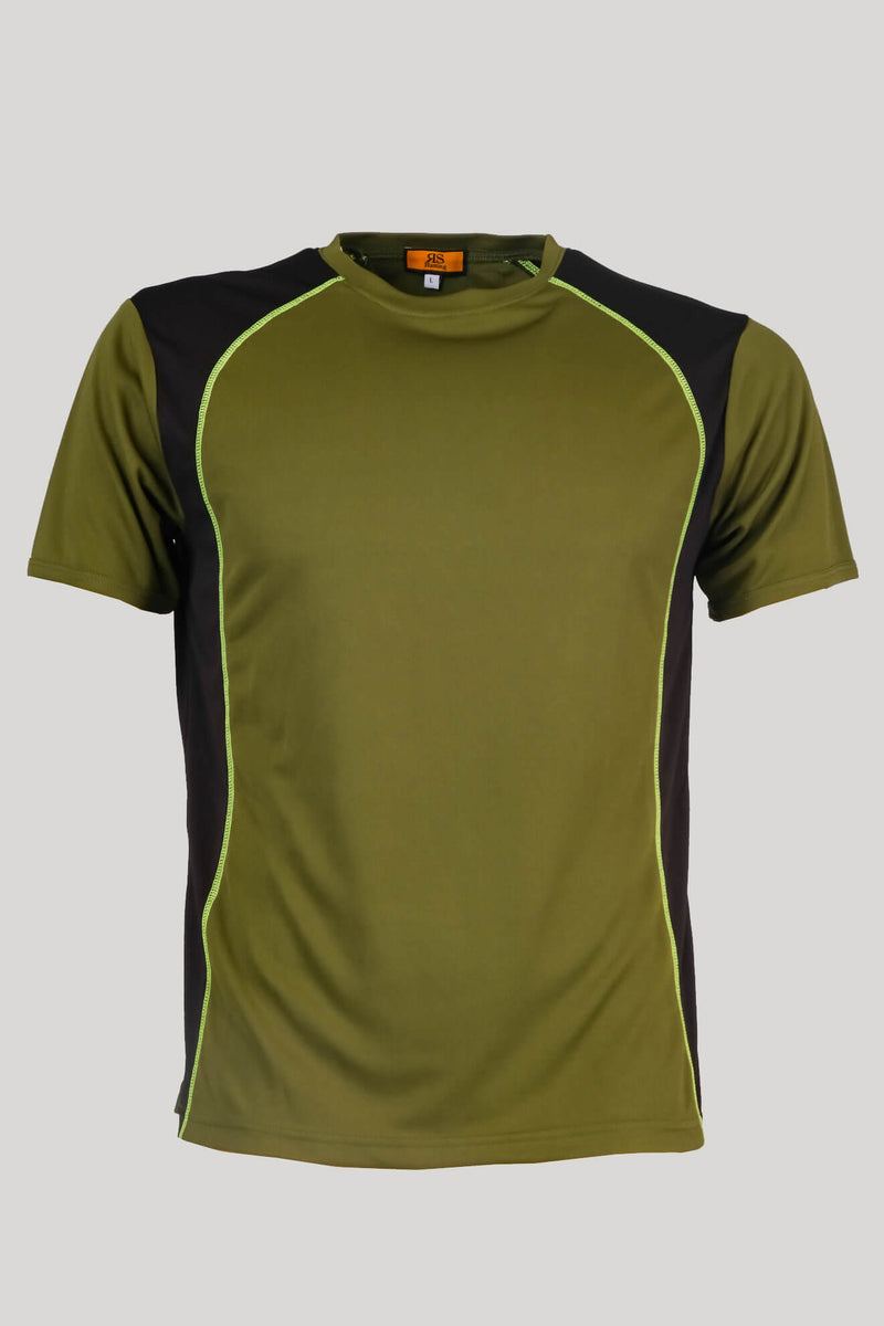 RS HUNTING T-SHIRT TECNICA C/1 VERDE/NERA