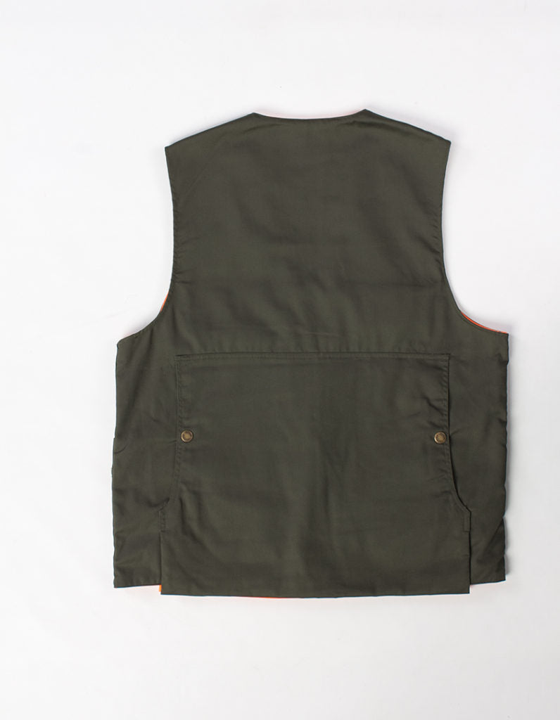 RS HUNTING GILET 707/B ARANCIO/VERDE