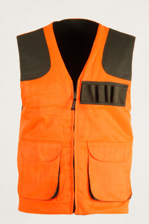 RS HUNTING GILET 707/B ARANCIO/VERDE