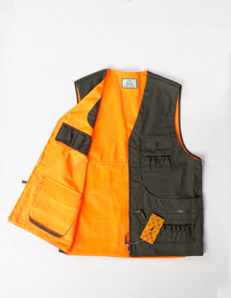 RS HUNTING GILET 707/B ARANCIO/VERDE