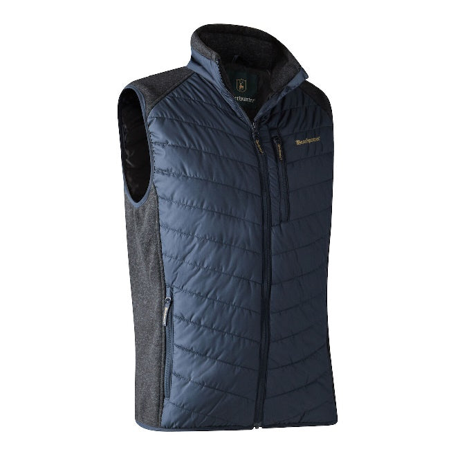 DEERHUNTER GILET MOOR PADDED BLU