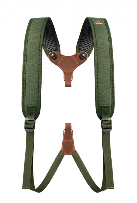 RISERVA R2034 TRACOLLA DOPPIA CARABINA CORDURA/NABUK VERDE