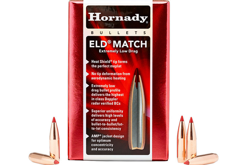 HORNADY PALLE ELD-MATCH 308" 155GR