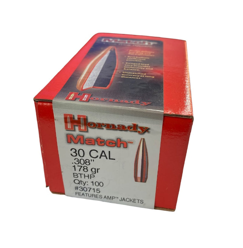 HORNADY PALLE MATCH CAL. 30 (308") 178GR