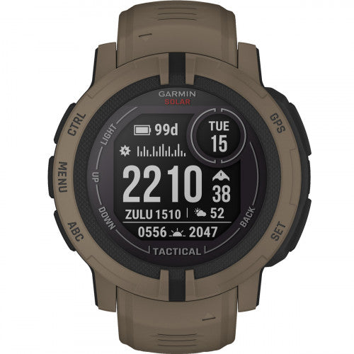 GARMIN OROLOGIO INSTINCT 2 SOLAR TACTICAL COYOTE