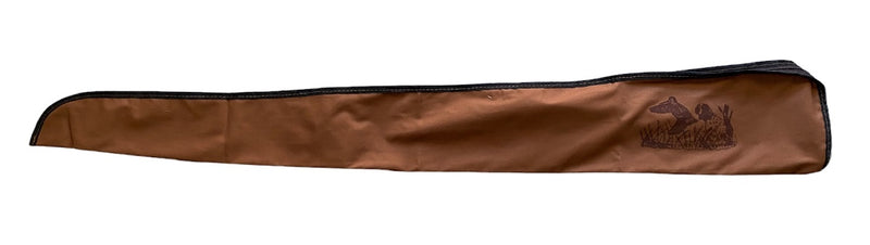 FODERO PER FUCILE CON RICAMO 130CM MARRONE