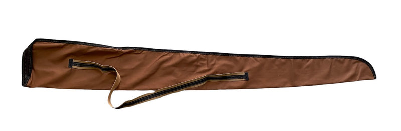 FODERO PER FUCILE CON RICAMO 130CM MARRONE