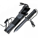 JS-TACTICAL COLTELLO RAMBO H-6 CON KIT SOPRAVVIVENZA E FODERO