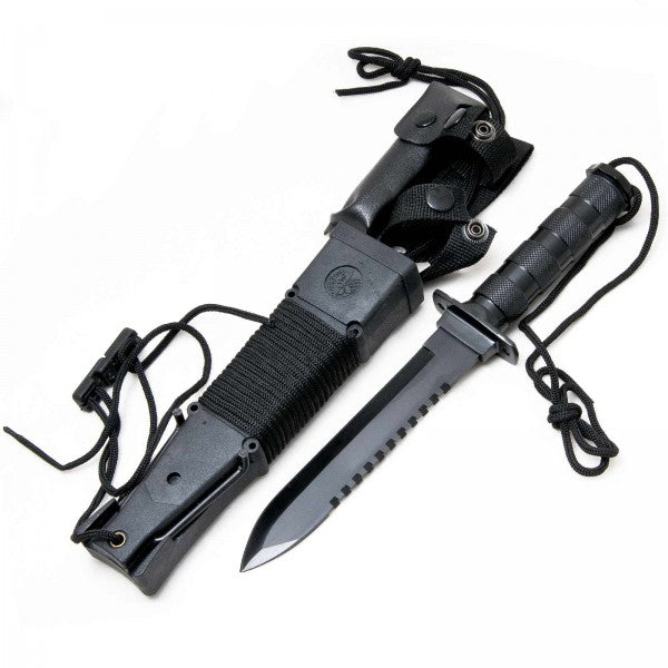 JS-TACTICAL COLTELLO RAMBO H-6 CON KIT SOPRAVVIVENZA E FODERO