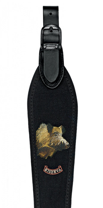 RISERVA R2140 TRACOLLA CARABINA "CINGHIALE" CORDURA NERO