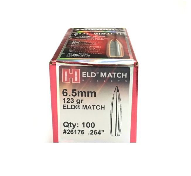 HORNADY PALLE ELD-MATCH 264" 123GR