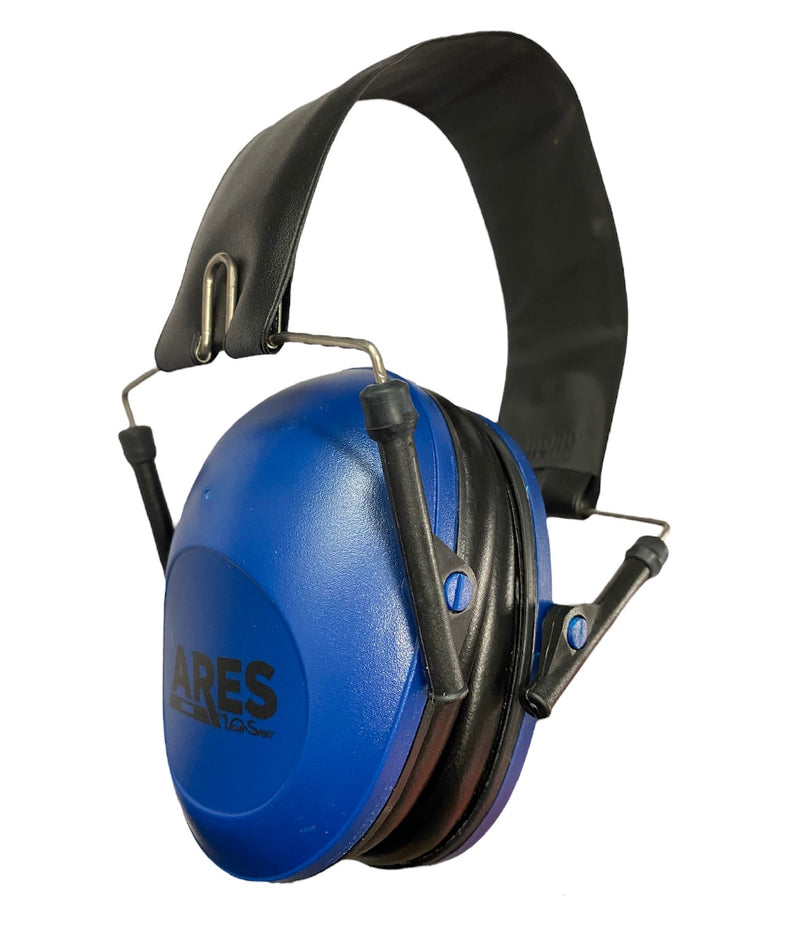 ARES CUFFIA DA TIRO RIPIEGABILE 22DB BLU