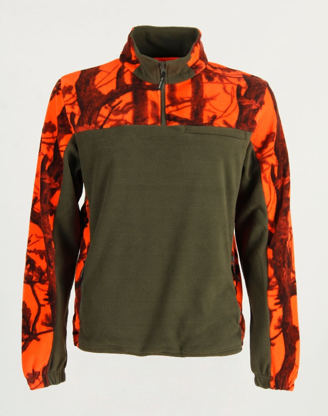 RS HUNTING PILE J691 BICOLORE ARANCIO BOSCO/ VERDE