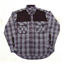 VICARI SPORT CAMICIA COTONE SCOZZESE 0521M MARRONE/BEIGE