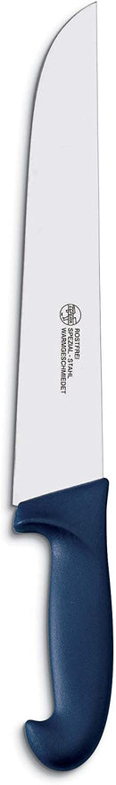 AUSONIA COLTELLO MACELLAIO STRETTO INOX CM 26 MANICO POLIPROPILENE