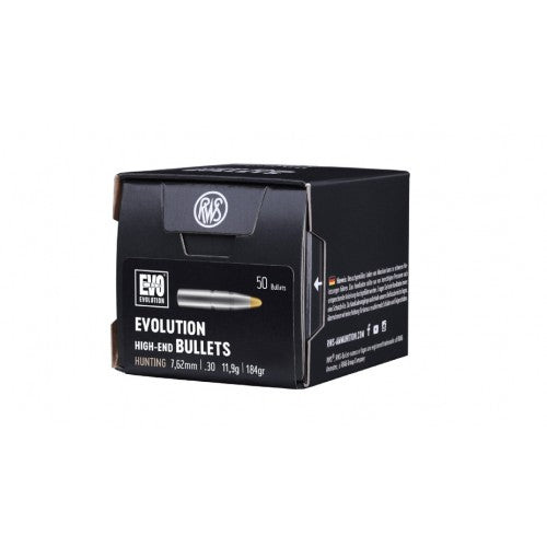 RWS CONF. 50 PALLE CAL. 308 184GR EVO DYNAMIT NOBEL