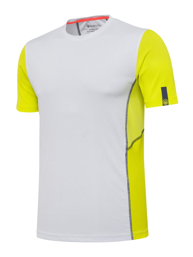 BERETTA T-SHIRT ICE POWER GRIGIO/GIALLO TS552