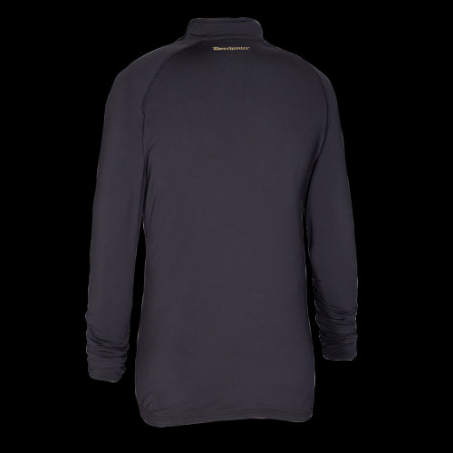DEERHUNTER MAGLIA TERMICA CON ZIP NERA