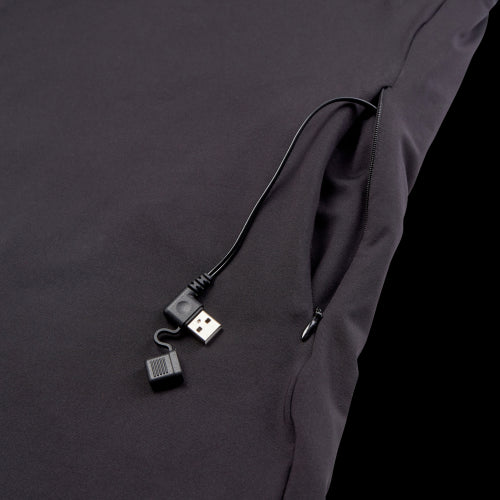 DEERHUNTER MAGLIA TERMICA CON ZIP NERA