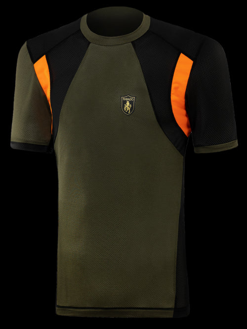 TRABALDO MAGLIA M/M ORYX 9201 VERDE/ ARANCIO