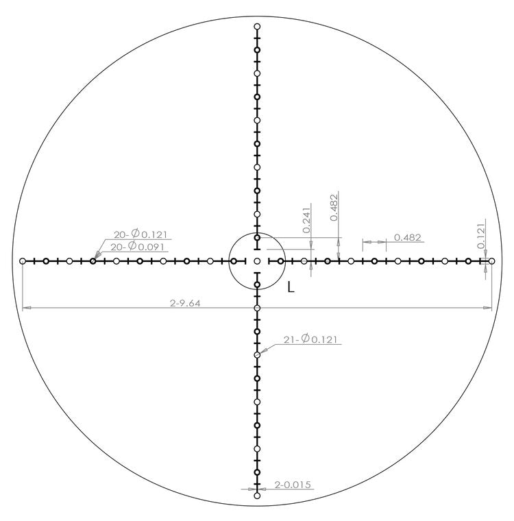 WULF OTTICA HURRICANE 6.5-25X50