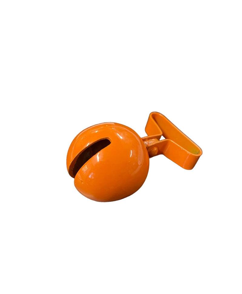 CAMPANELLO TONDO IN OTTONE 32MM ARANCIO